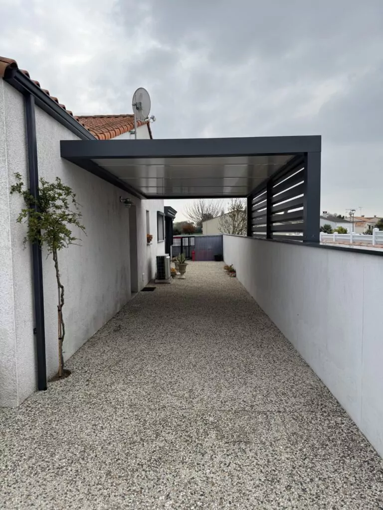 carport allée maison