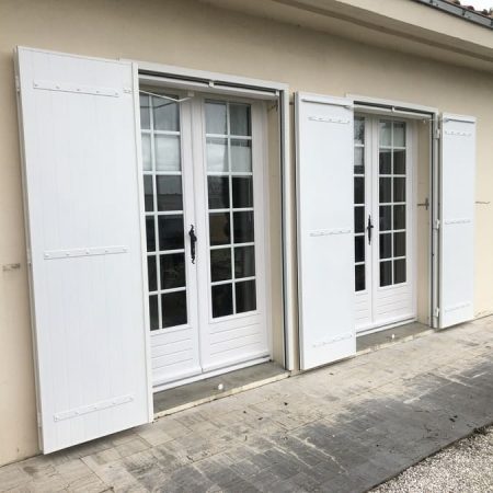 fenêtre aluminium 1 vantail ouvrant caché noir 2100 sablé Cholet