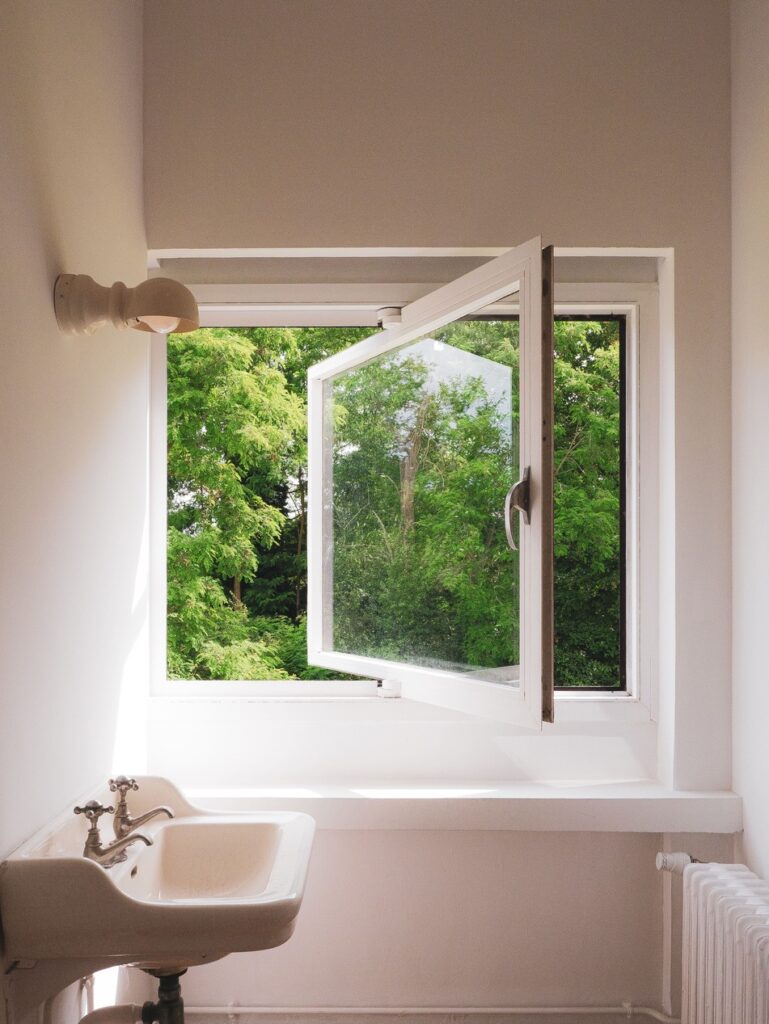 fenetre pvc ouverte