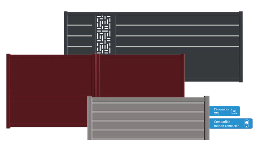 une large gamme de portails sur-mesure